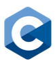 C language logo